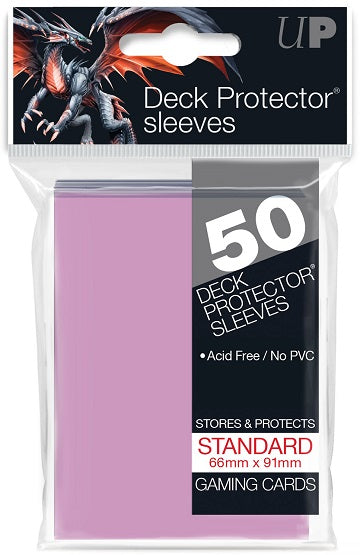 Ultra PRO PRO-Gloss Deck Protector Sleeves - 50 Count - Pink