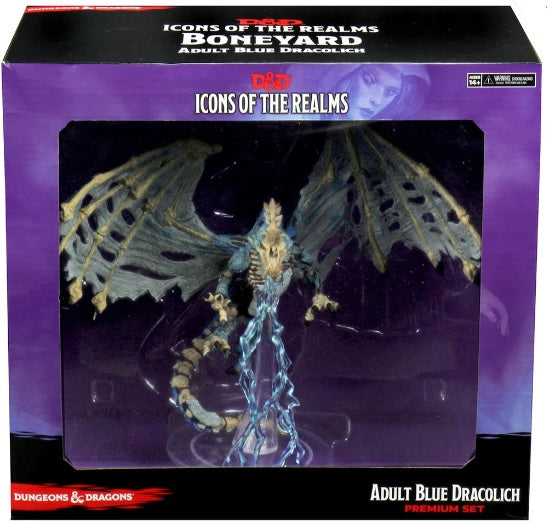 D&D Icons 18: Boneyard Blue Dracolich Premium Set