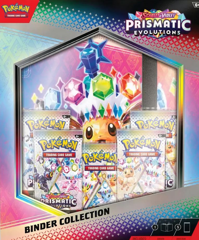 Pokemon SV8.5 Prismatic Evolutions Binder Collection