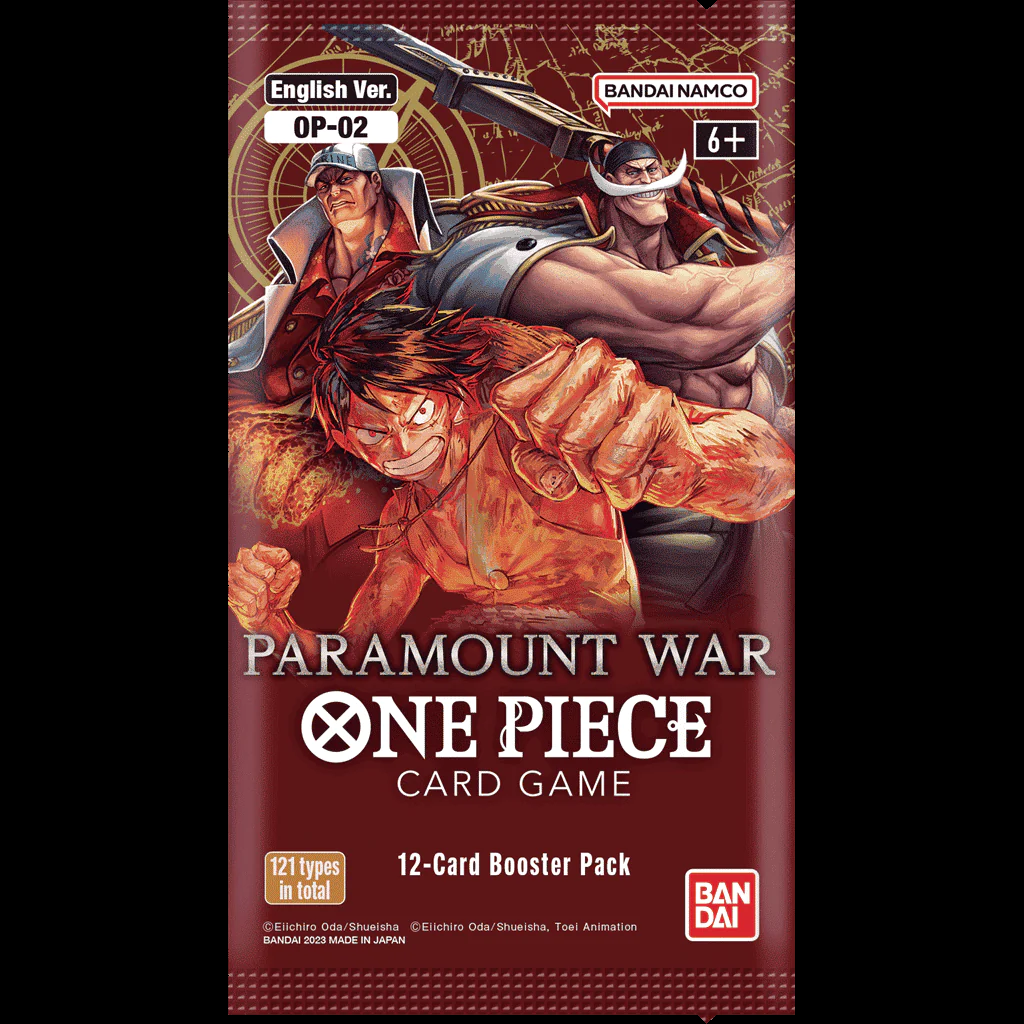 One Piece Paramount War Booster Pack (Buy 2 Get 1 Free)