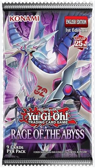 YuGiOh Rage of the Abyss Booster Pack (Buy 2 Get 1 Free)
