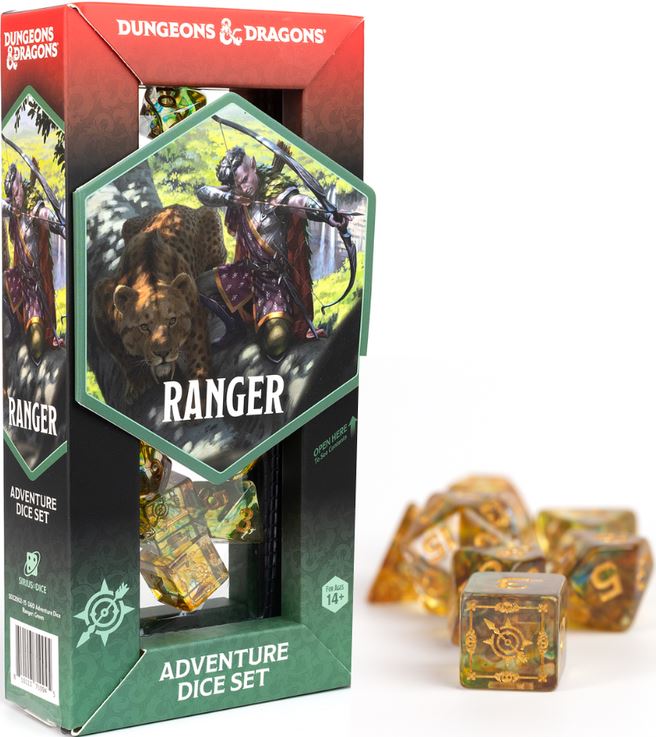 Serius Dice Dungeons & Dragons Adventure Dice Ranger Green/Multi