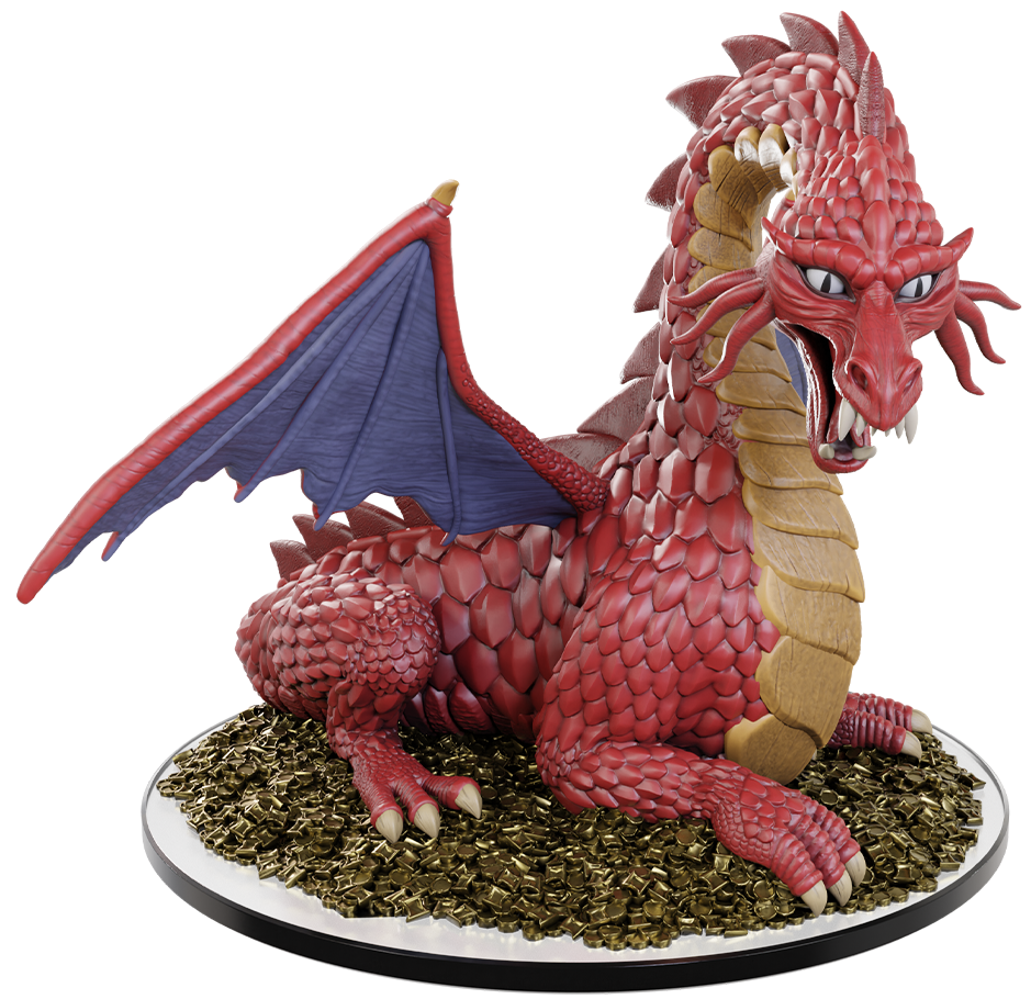 D&D Icons 31: 50th Anniversary Red Dragon