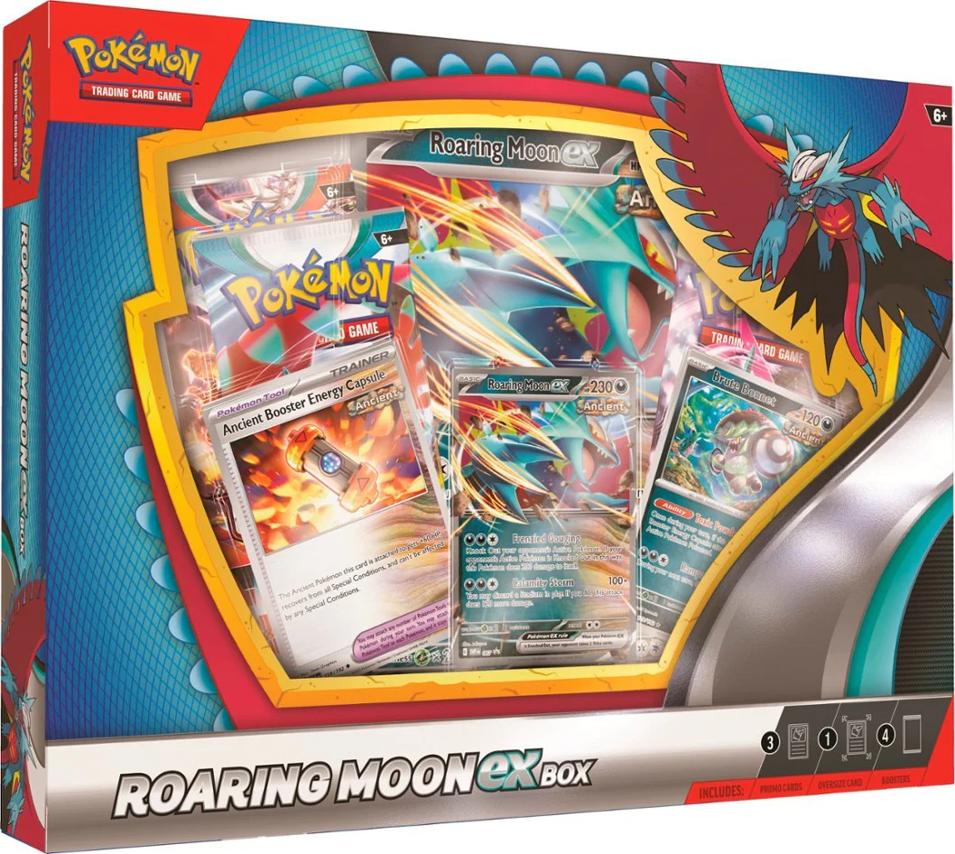 Pokemon Roaring Moon/Iron Valiant ex Box (Set of 2)