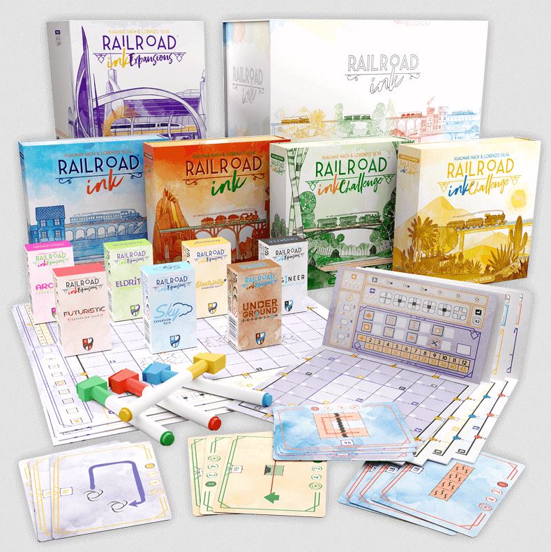 Railroad Ink Challenge: Ultimate Collector's Edition - Board Game