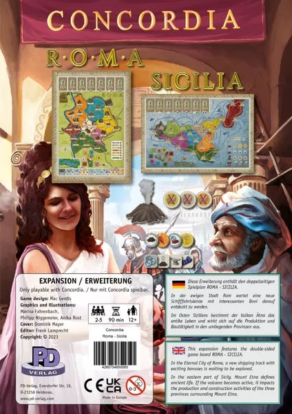 Concordia: Roma/Sicilia Expansion - Board Game