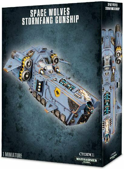 (DAMAGED) Warhammer Space Wolves Stormfang Gunship