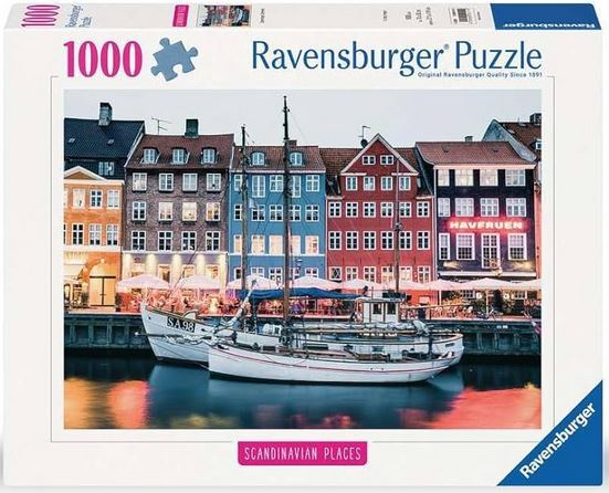 Copenhagen, Denmark 1000 Pc Puzzle - Puzzle