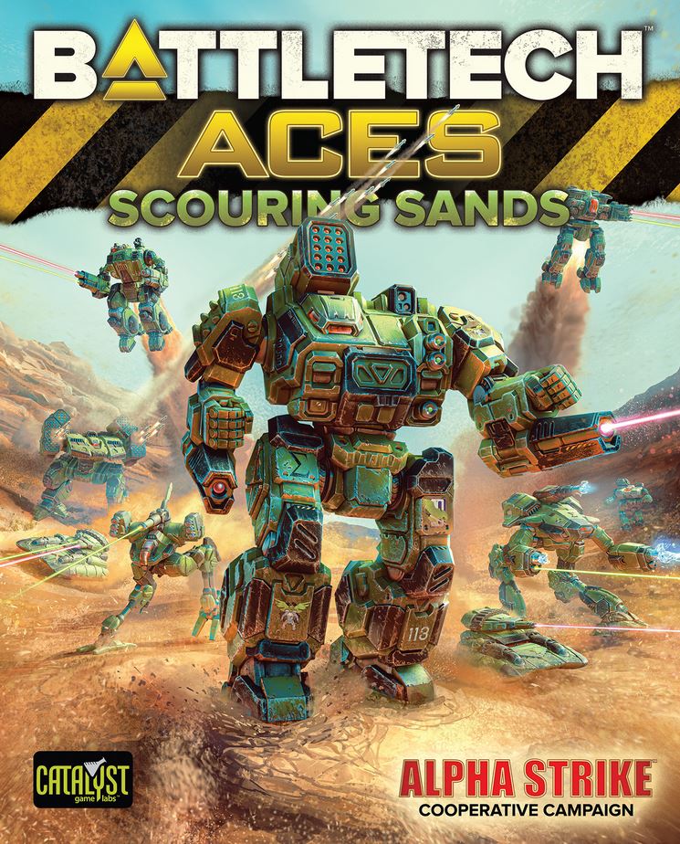 Battletech Aces Scouring Sands - Board Game