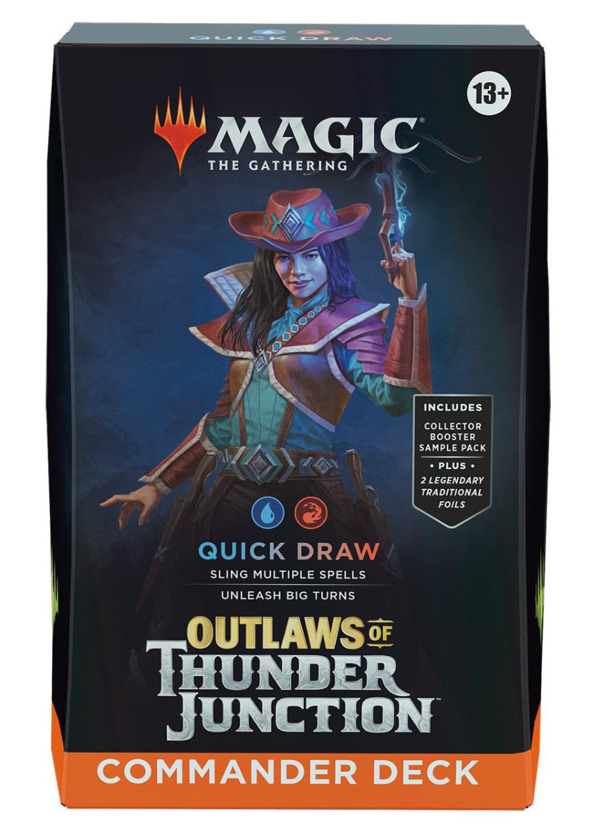 Magic the Gathering Outlaws of Thunder Junction Commander Quick Draw Junction
