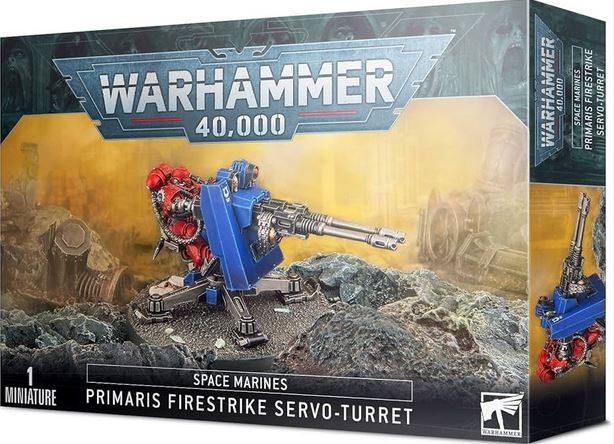 (DAMAGED) Warhammer Space Marines Firestrike Servo-Turret