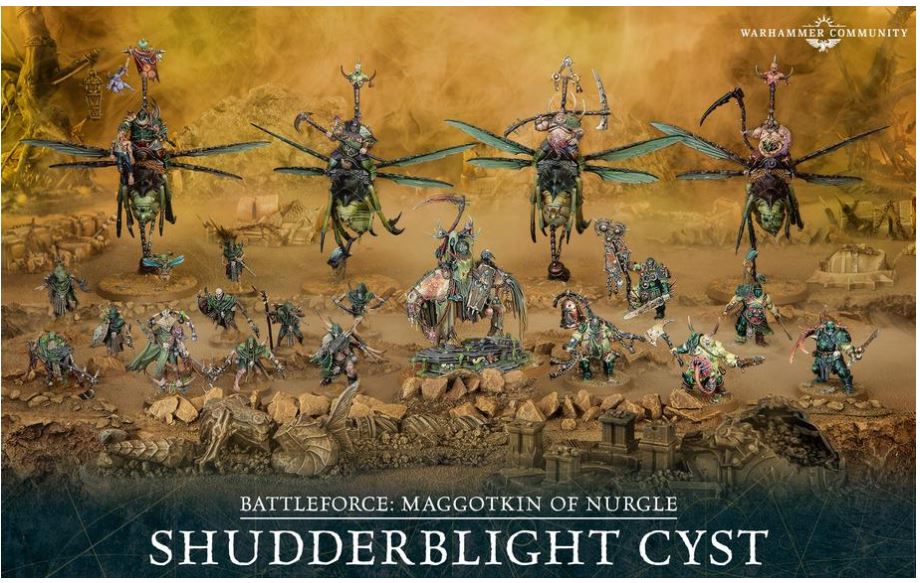 Warhammer Age of Sigmar: Maggotkin of Nurgle: Battleforce: Shudderblight Cyst