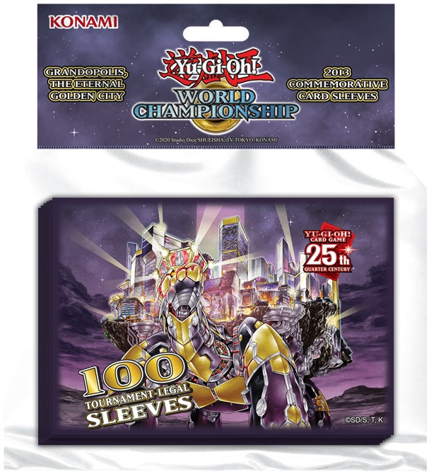 Yu-Gi-Oh World Champ Grandopolis Eternal Golden City Card Sleeves