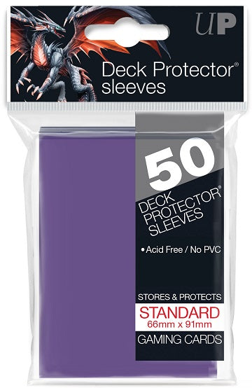 Ultra PRO PRO-Gloss Deck Protector Sleeves - 50 Count - Purple