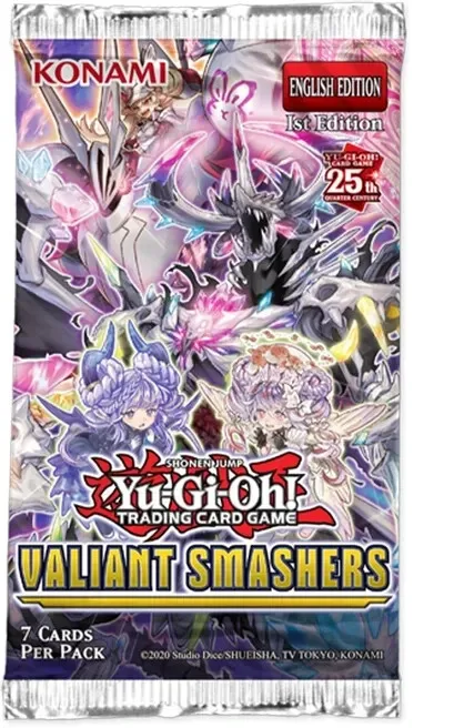 YuGiOh Valiant Smashers Booster Pack (Buy 2 Get 1 Free)