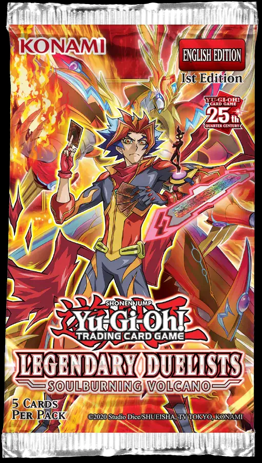 YuGiOh Legendary Duelist Soulburning Volcano Booster Pack (Buy 2 Get 1 Free)