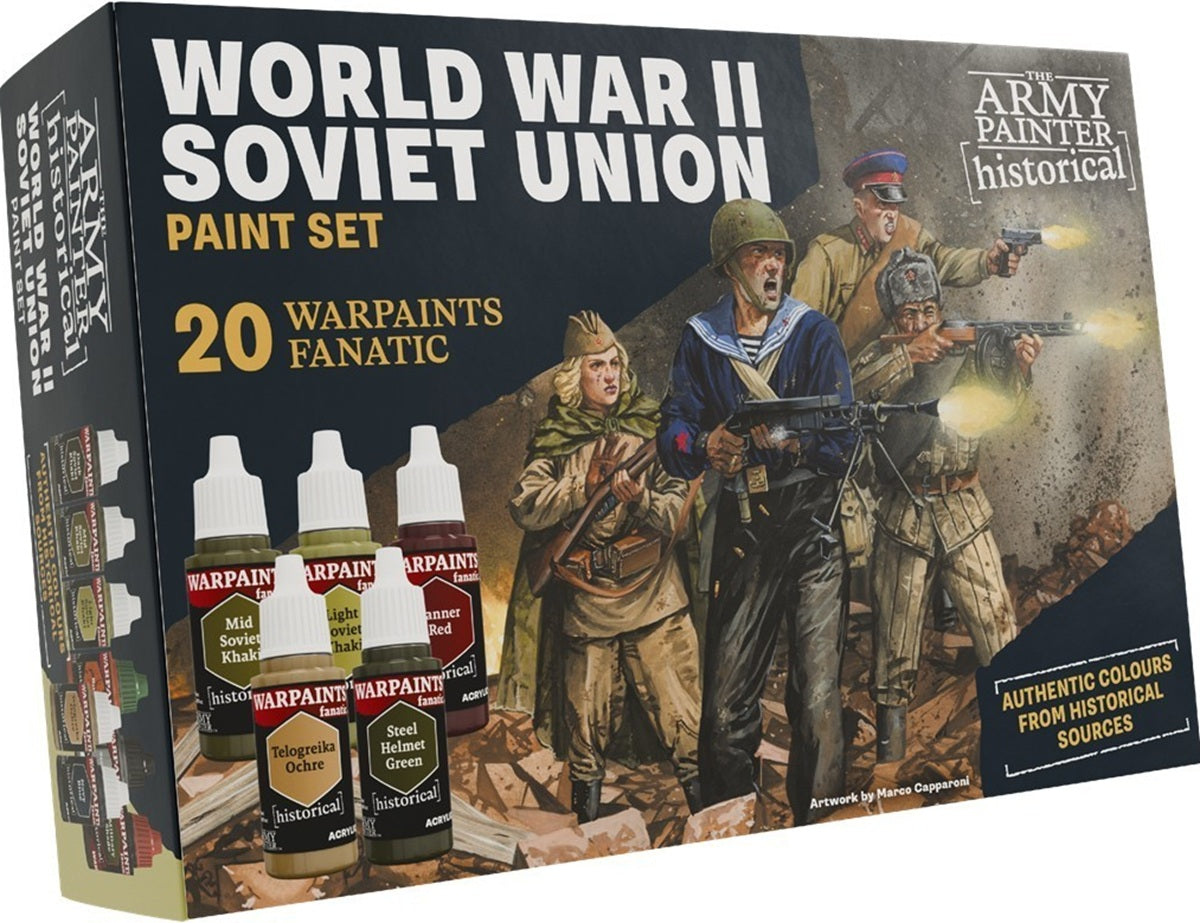 Historical: WWII Soviet Union Paint Set - Board Game