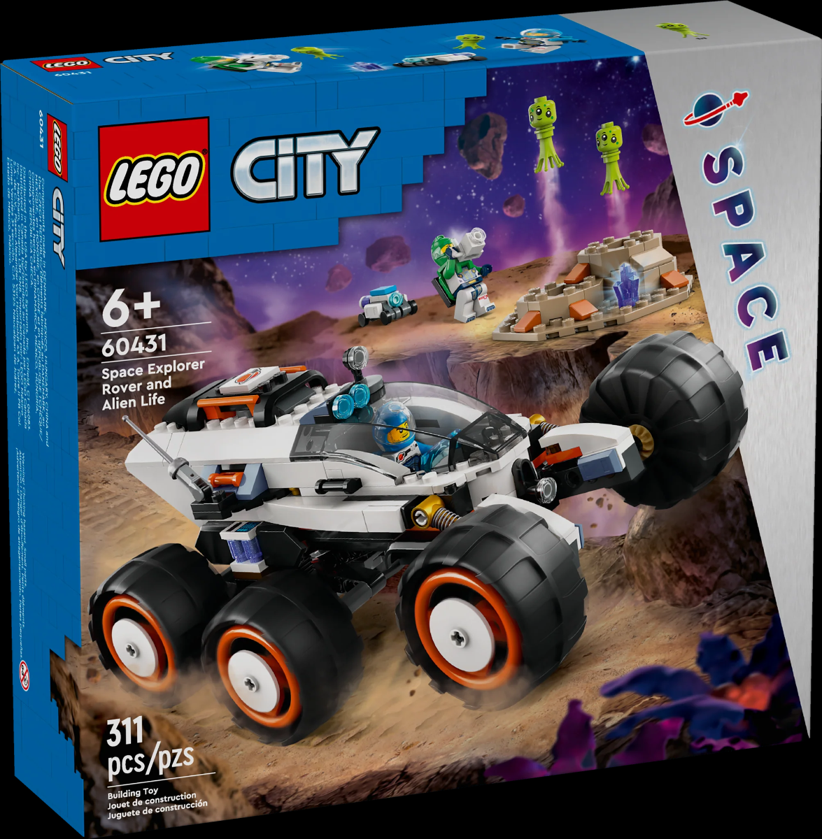 Lego City Space Explorer Rover And Alien Life