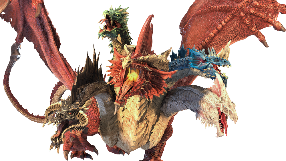 D&D Icons Of The Realm: Gargantuan Tiamat Figure