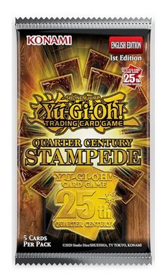 YuGiOh Quarter Century Stampede Booster Pack (Buy 2 Get 1 Free)
