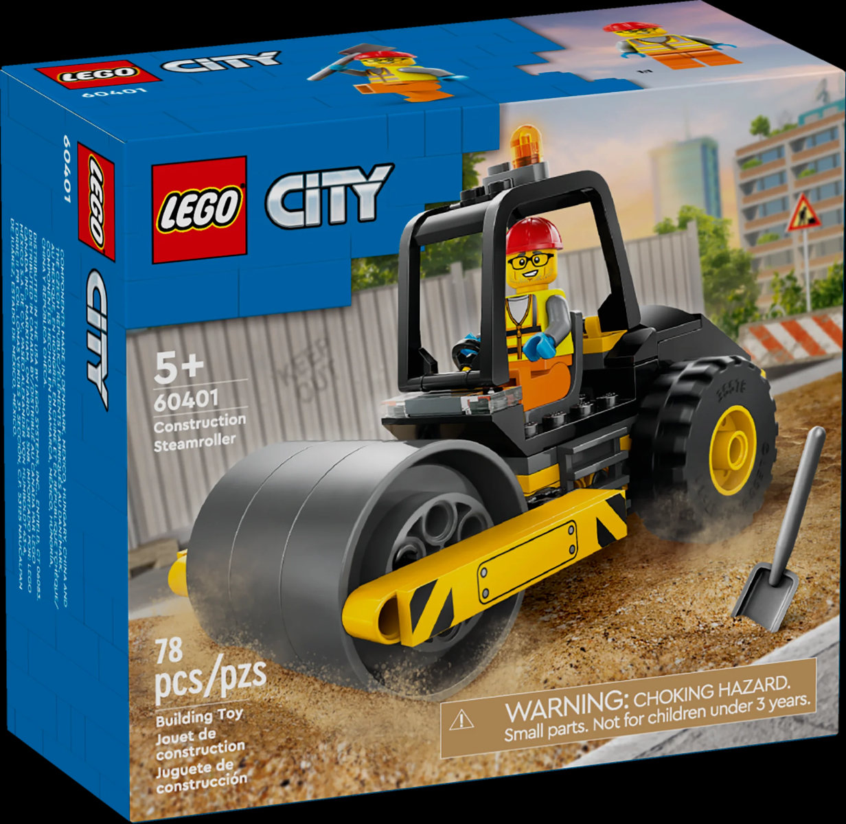 Lego City Construction Steamroller