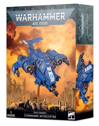 (DAMAGED) Warhammer 40,000: Space Marines Stormhawk Interceptor