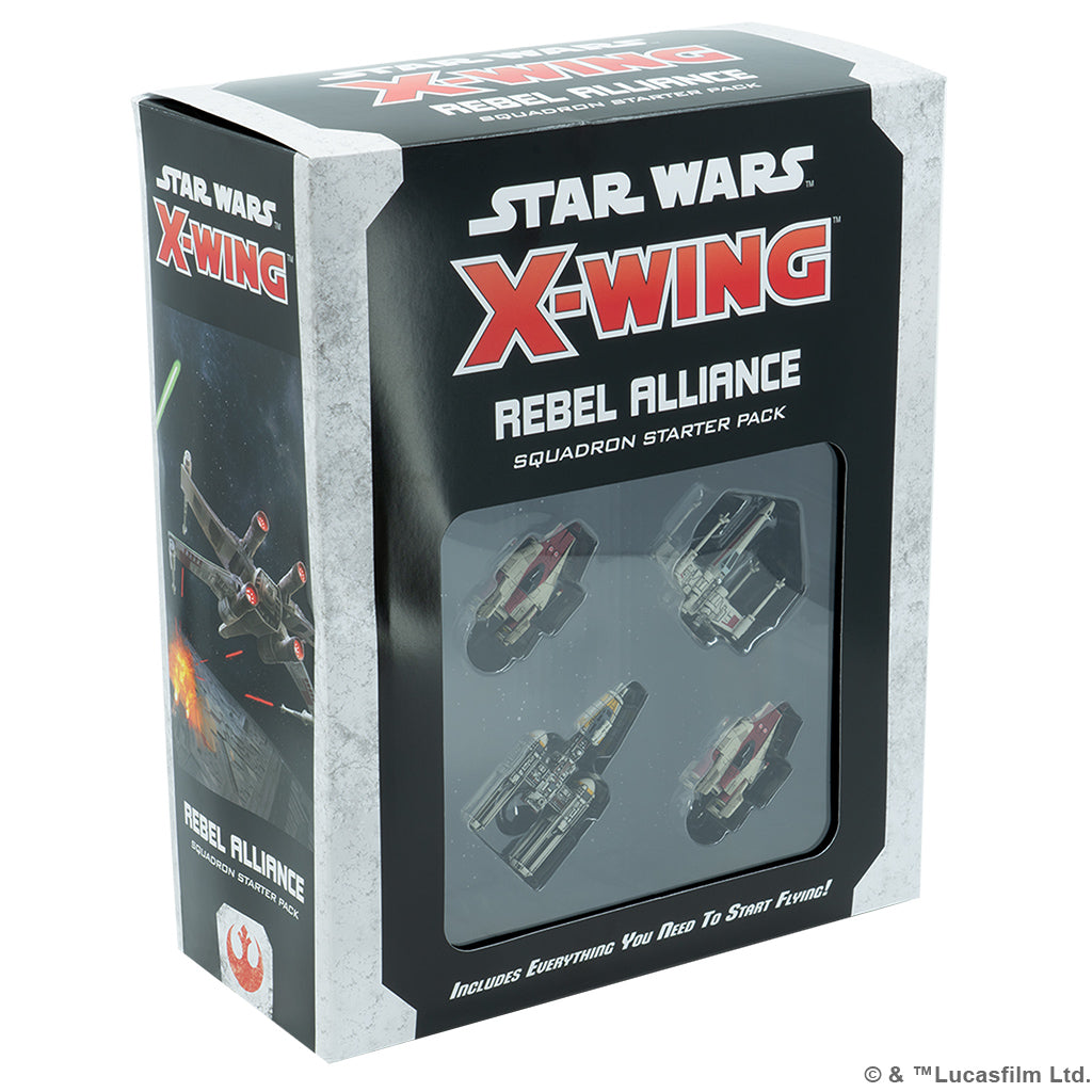 Star Wars X-Wing 2nd Edition: Rebel Alliance Squadron Starter Pack  - Board Game