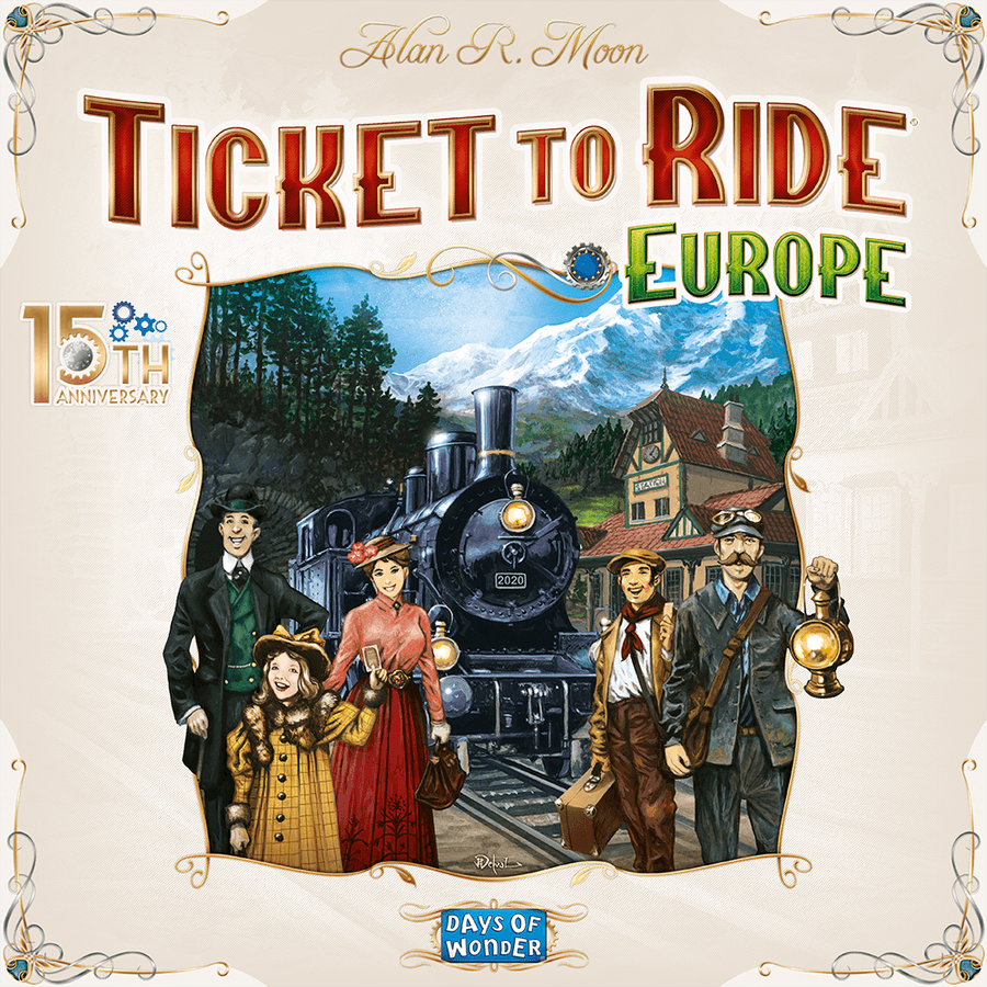 (DAMAGED) Ticket to Ride Europe 15th Anniversary Edition - Board Game