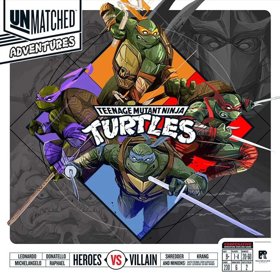 Unmatched Adventures: TMNT - Board Game