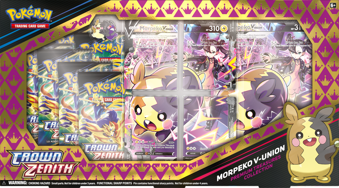 Pokemon Crown Zenith Morpeko V-Union Premium Treasures Collection