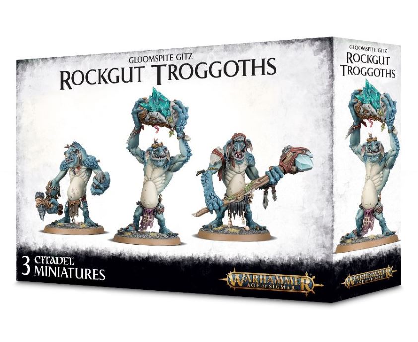 (DAMAGED) Warhammer Age of Sigmar: Gloomspite Gitz: Rockgut Troggoths