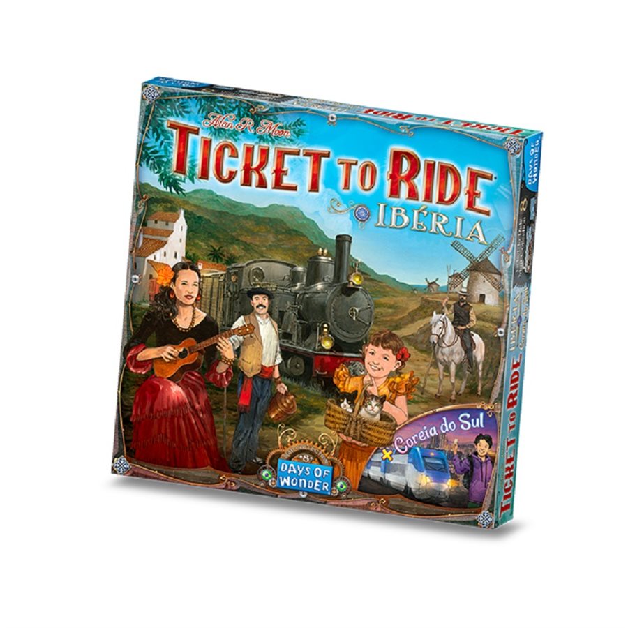Ticket To Ride: Map #8 - Iberia & South Korea - Board Game