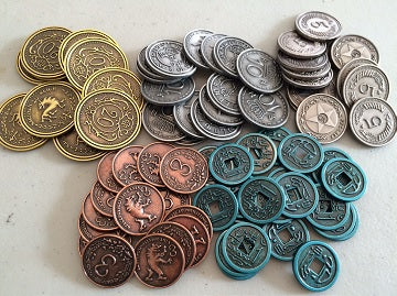 Scythe & Expeditions Metal Coins - Board Game