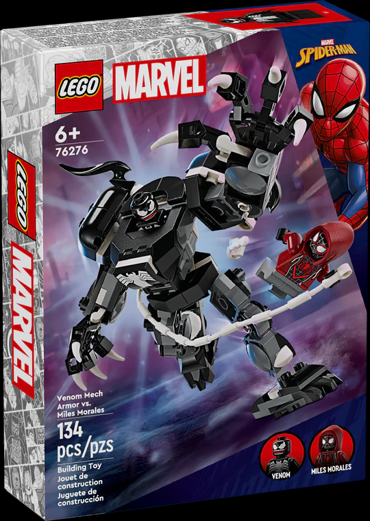 Lego Super Heroes Venom Mech Armor Vs. Miles Morales