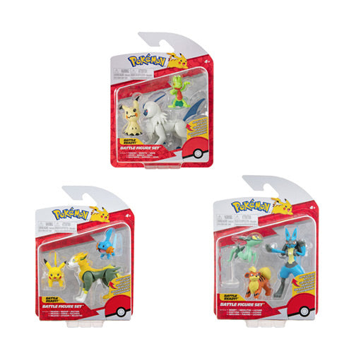 Pokemon Battle Figures 3-Pack (S2) - Assorted