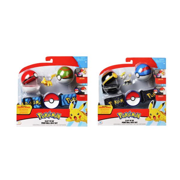 Pokemon Battle Clip n' Go Pokeball Belt Set (S2) - Assorted