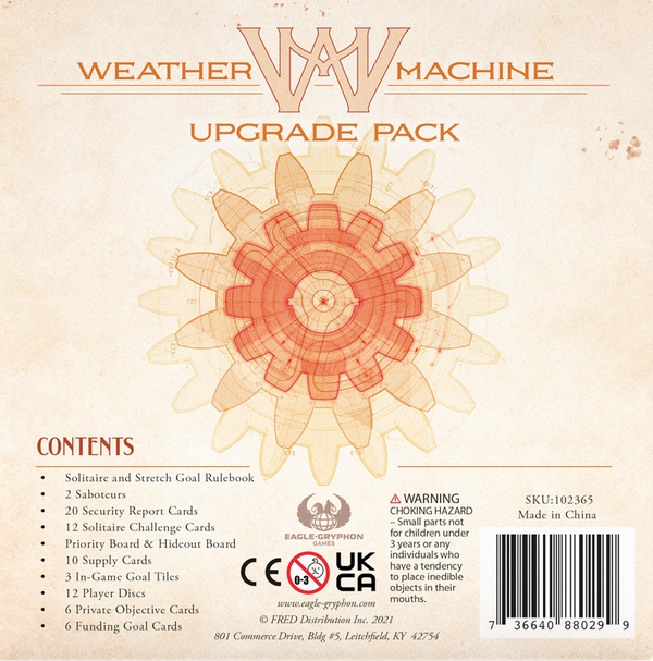 Weather Machine Upgrade Pack - Board Game