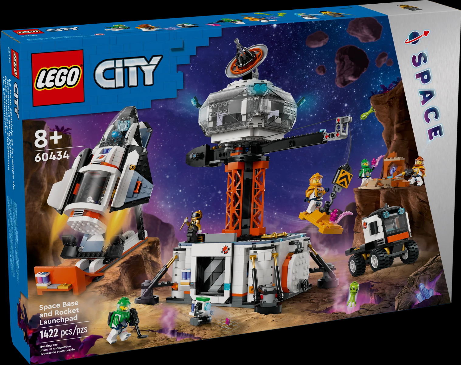 Lego City Space Base And Rocket Launchpad