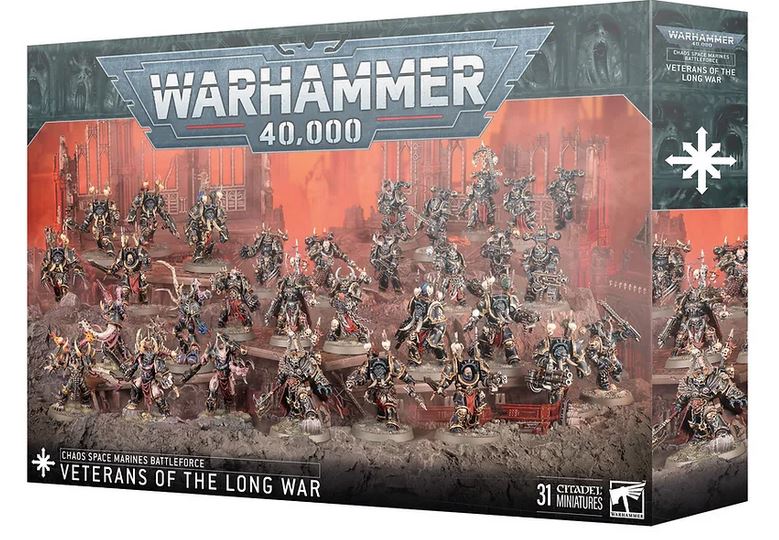 ウォーハンマー 40K Veterans of the Long War Warhammer Chaos Space Marines Battleforce Veterans of the Long War