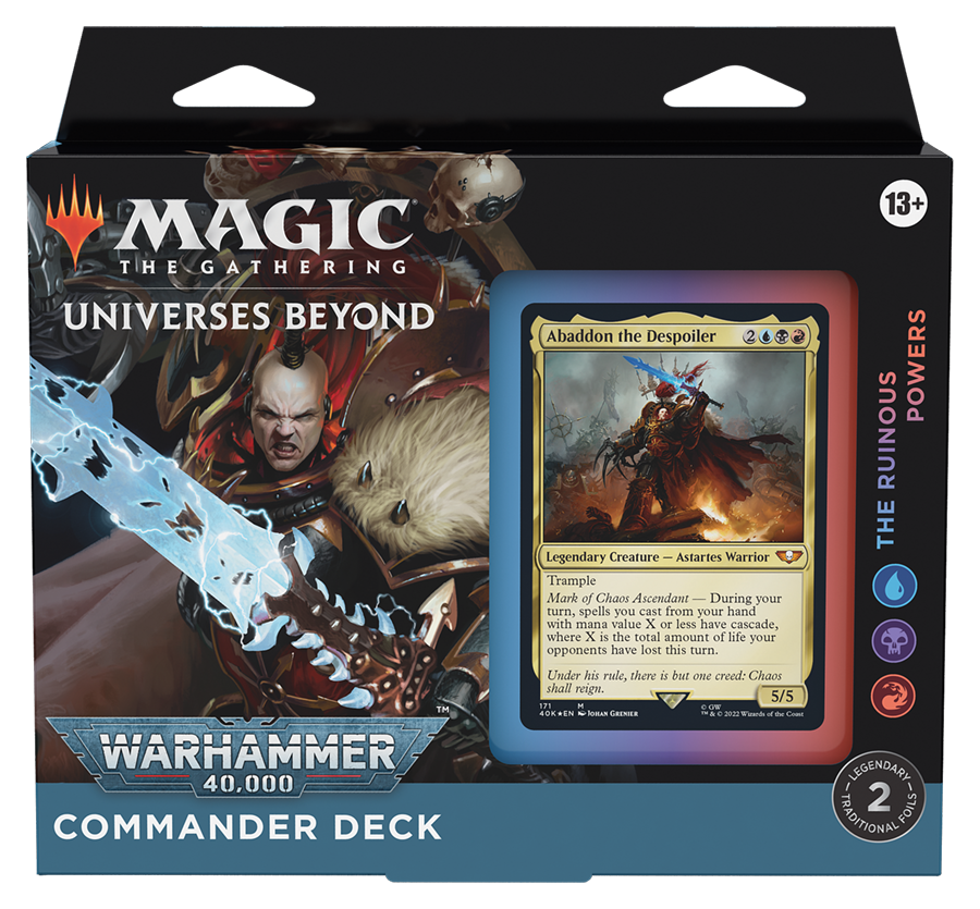 Magic the Gathering Warhammer 40k Commander - Regular Set of 4
