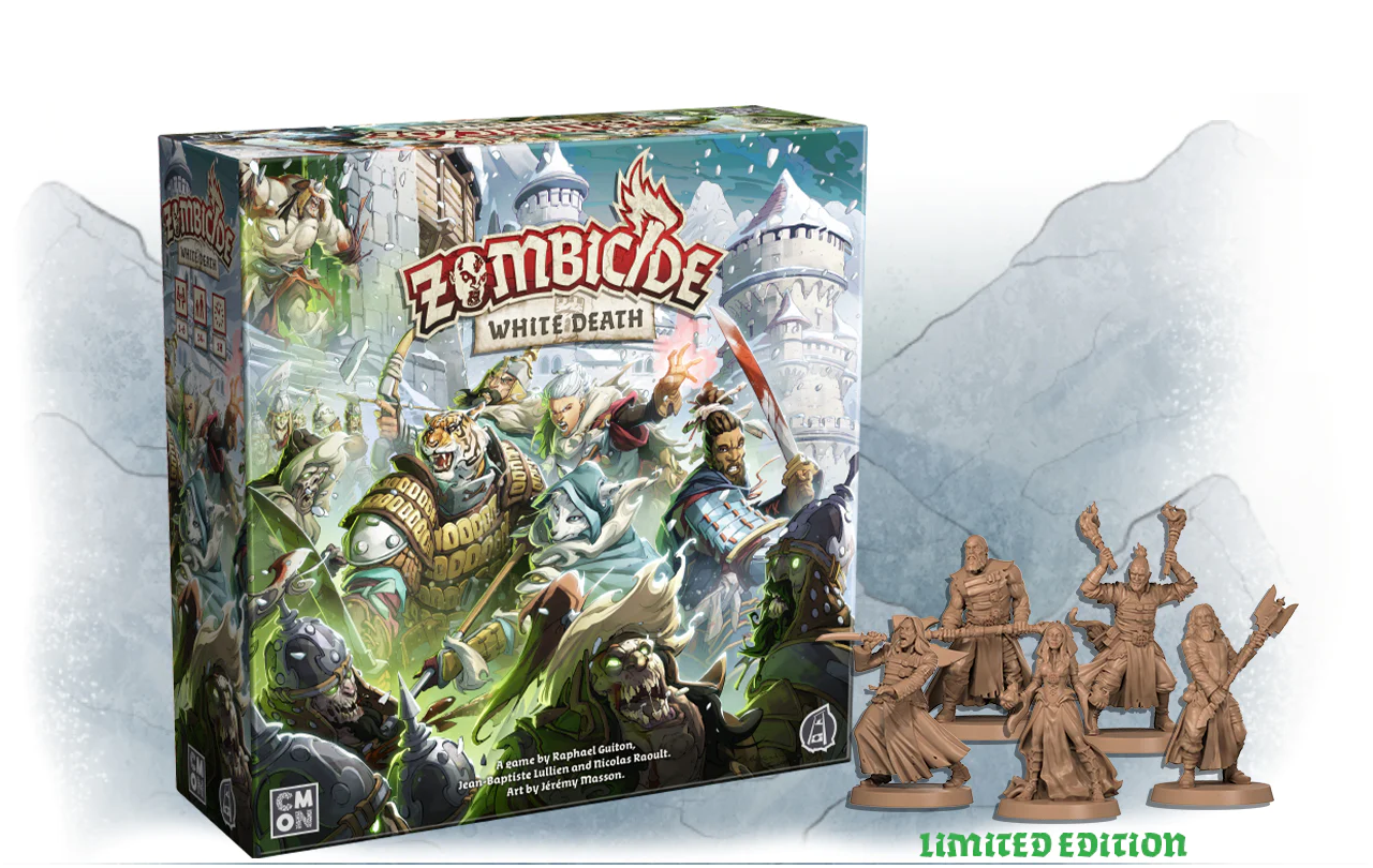 Zombicide: White Death with Frozen Fortress (Kickstarter Edition) - Board Game