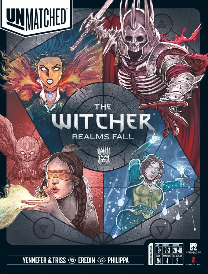 Unmatched Witcher Realms Fall - Board Game