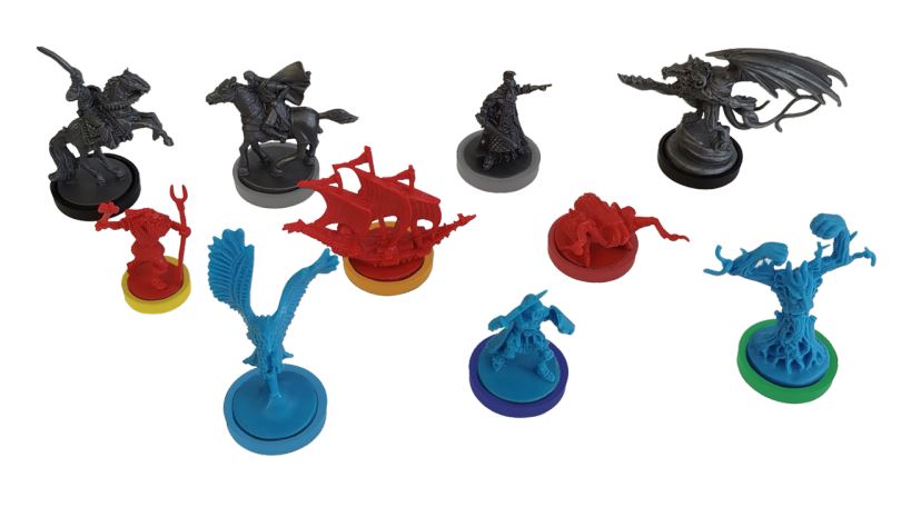 War Of The Ring Colored Plastic Rings Expansion Accessory - Board Game