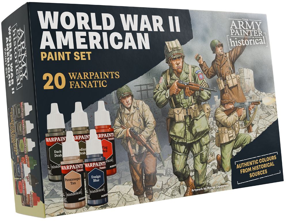 Historical: WWII American Paint Set - Board Game