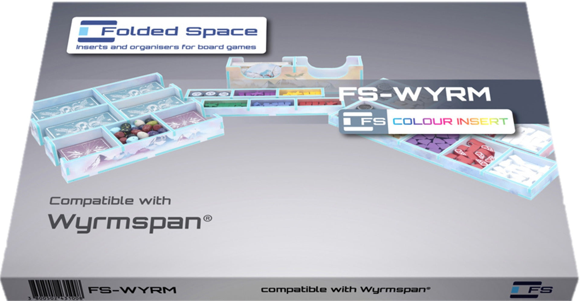 Folded Space Board Game Insert : Wyrmspan