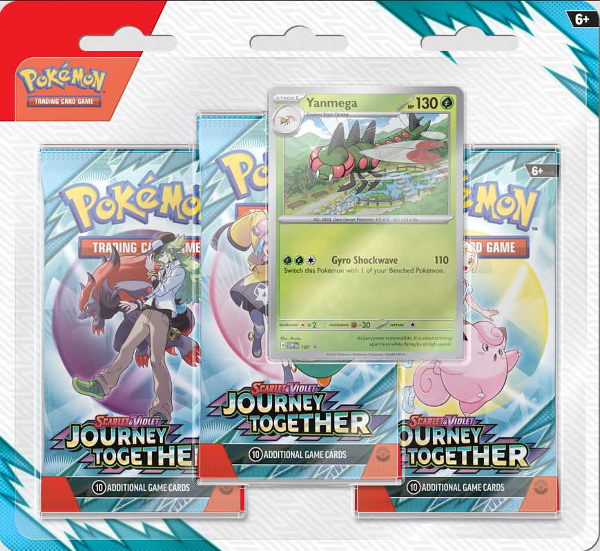 Pokemon SV9: Journey Together 3-Pack Blister (Assorted)