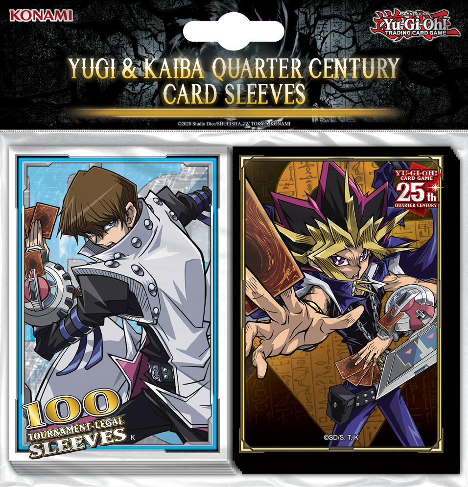 Yugioh Yugi/Kaiba Quarter Century Sleeves