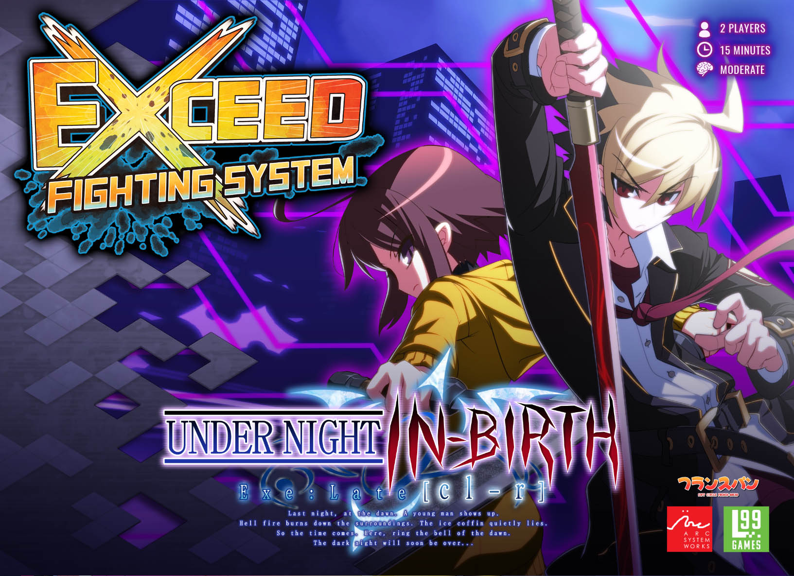 Exceed: Under Night In-Birth Hyde Vs. Linne - Board Game