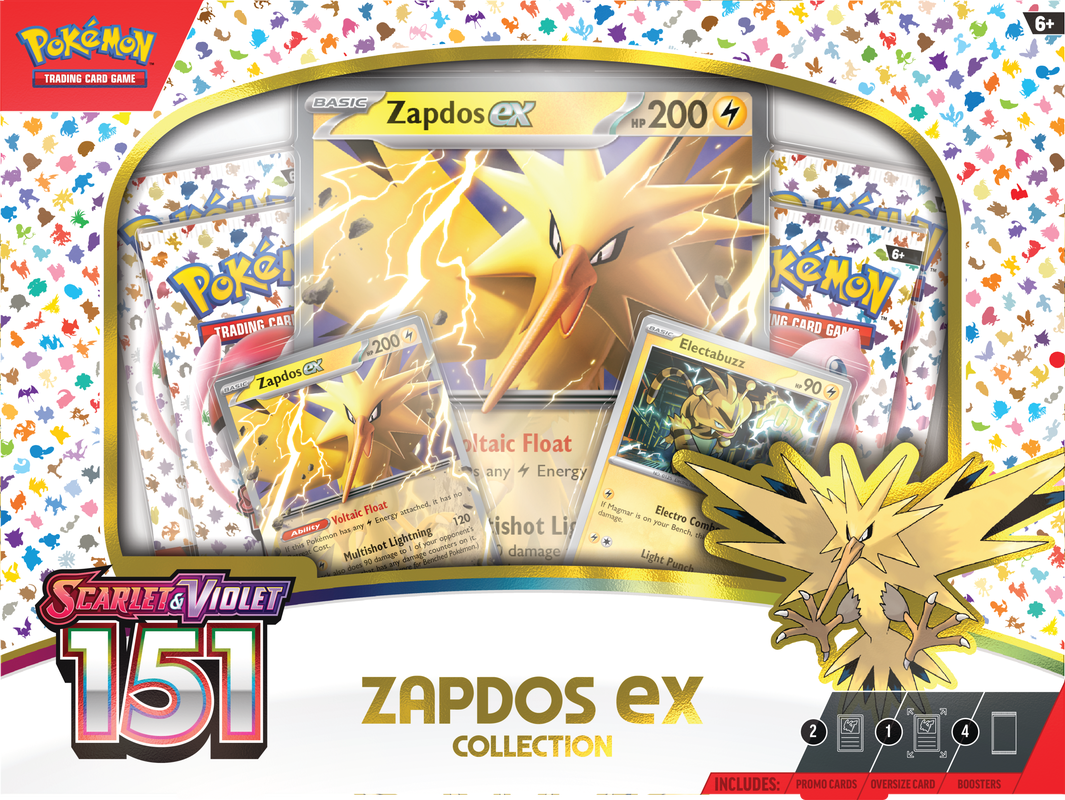Pokemon Scarlet & Violet—151 Collection Zapdos ex Collection